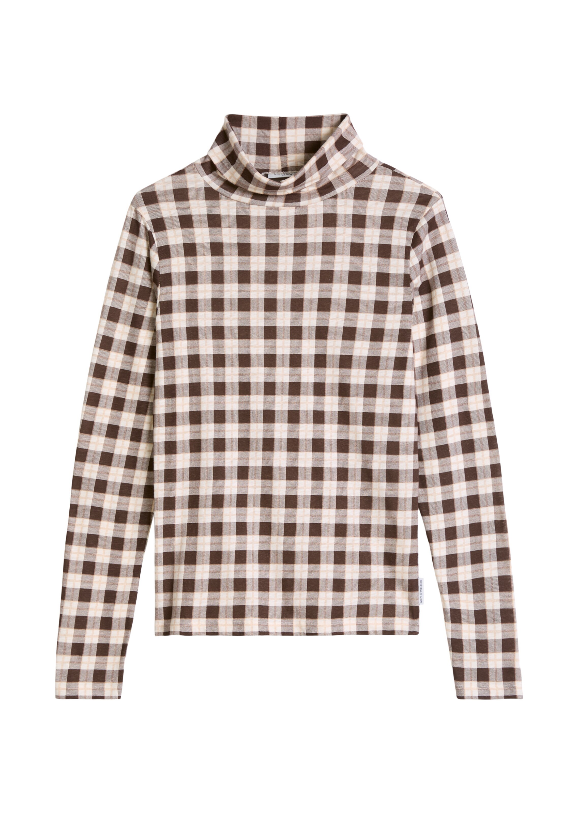 Marc O'Polo DENIM Shirt in XS in creme / schoko / cappuccino, Produktansicht