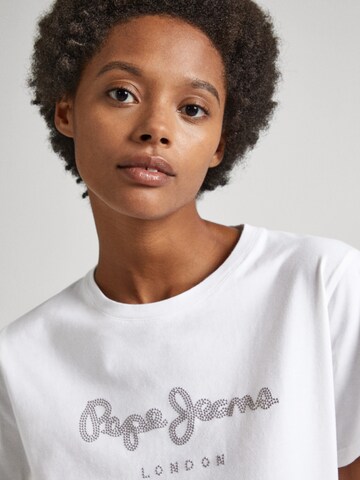 Pepe Jeans T-Shirt 'Hailey' in Weiß