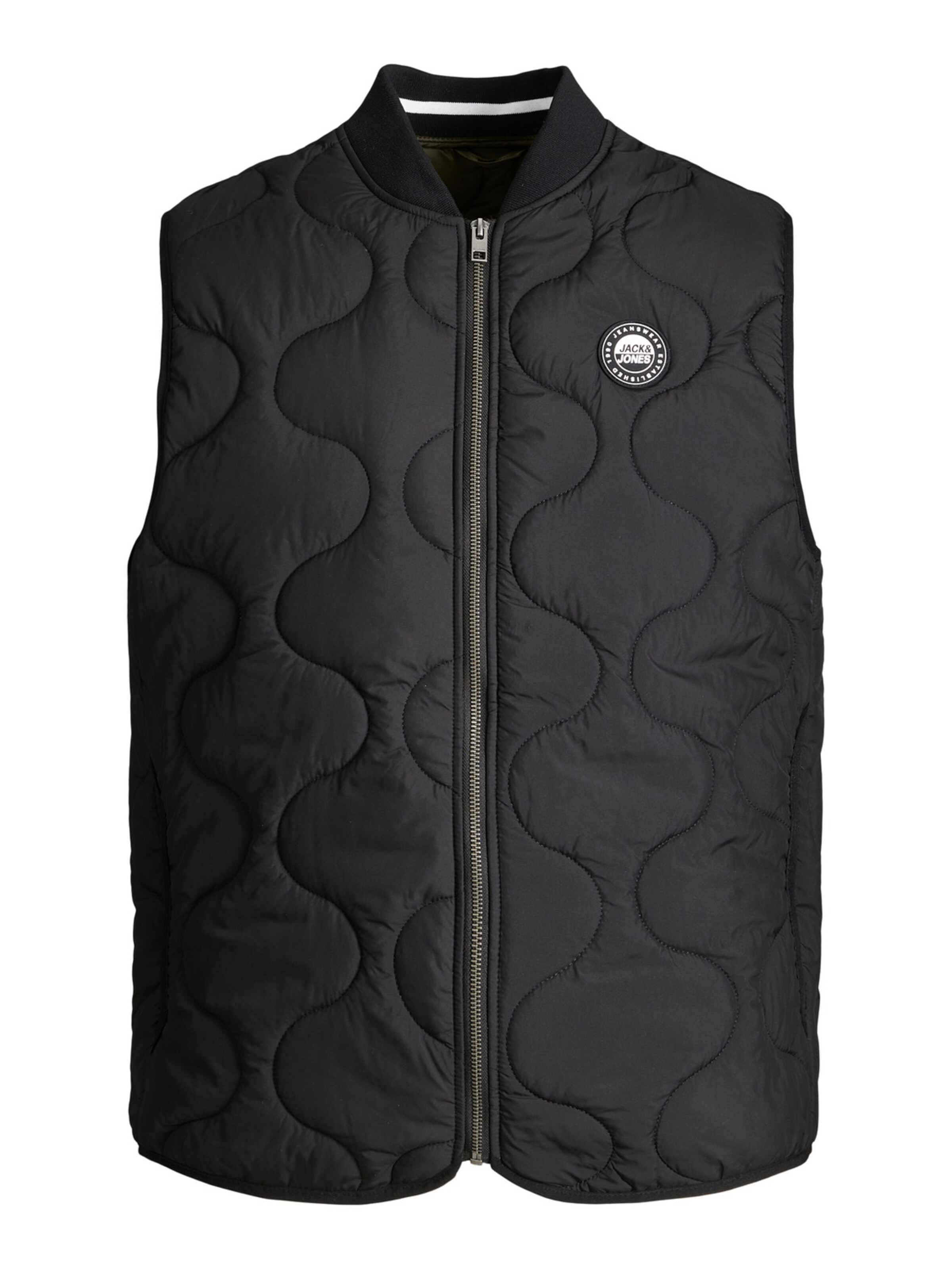 JACK & JONES Gilet Liner in Nero 