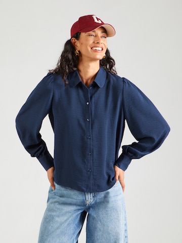 JDY Bluse 'JDYDIVYA' in Blau: Vorderseite
