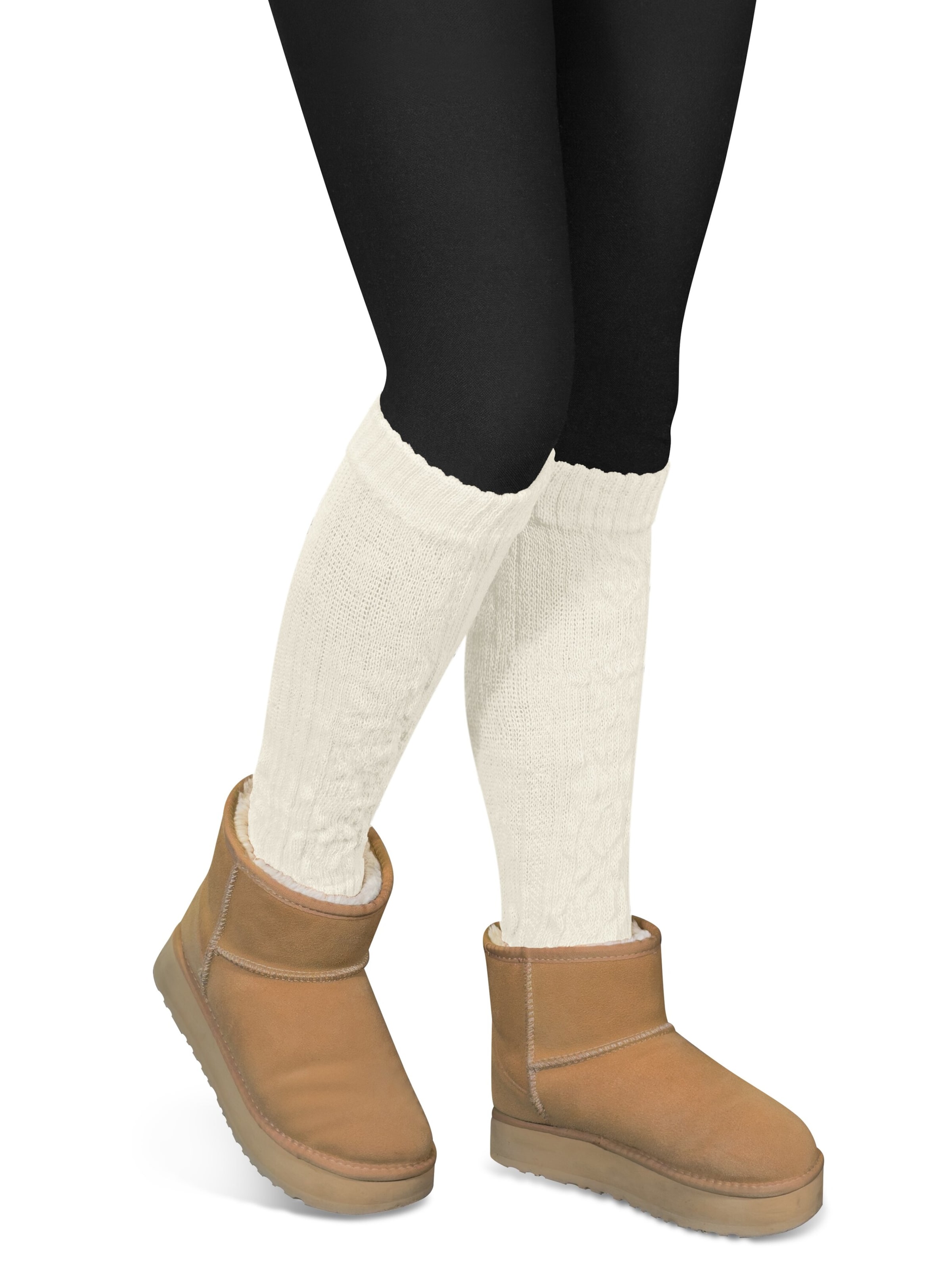 normani Leg warmers in Beige