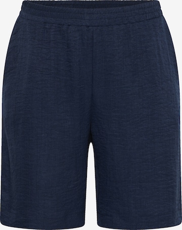 Loosefit Pantalon KAFFE CURVE en bleu : devant