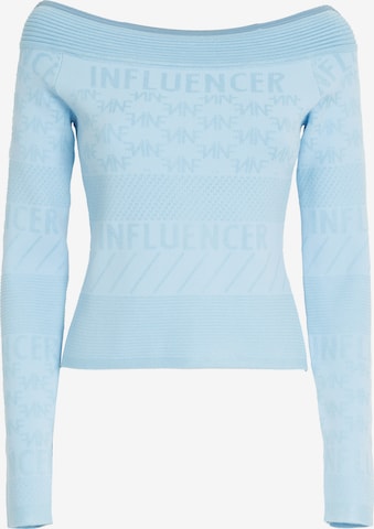 Influencer Sveter - Modrá: predná strana