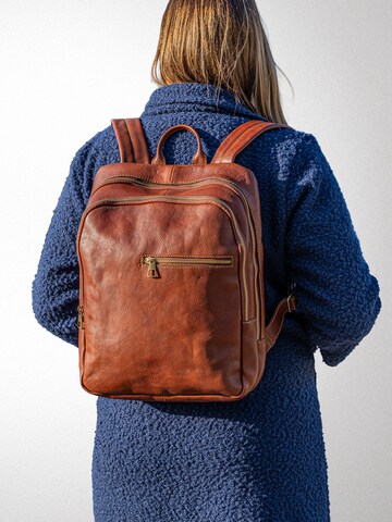 bupell Rucksack 'Dante' in Braun