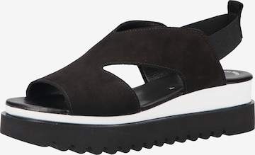 GABOR Sandals in Black: front