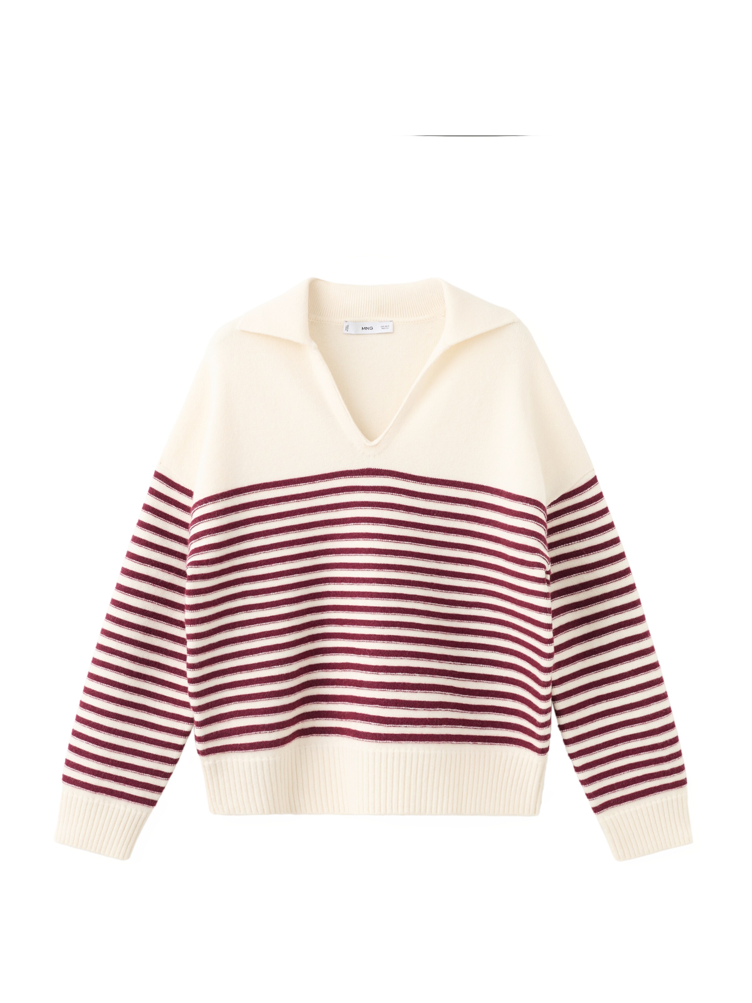 MANGO Sweter 'ALICANTE' w kolorze beżowy: przód