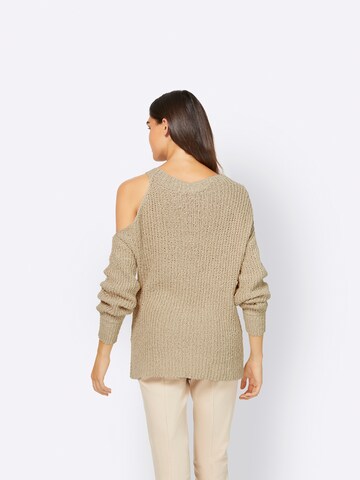 heine Pullover in Beige