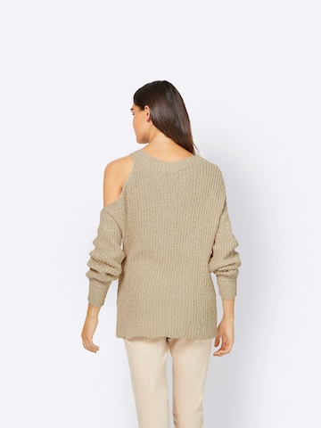 heine Sweter w kolorze beżowy