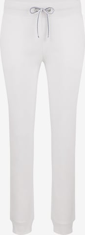s.Oliver Trousers 'Norwegian Track' in White: front