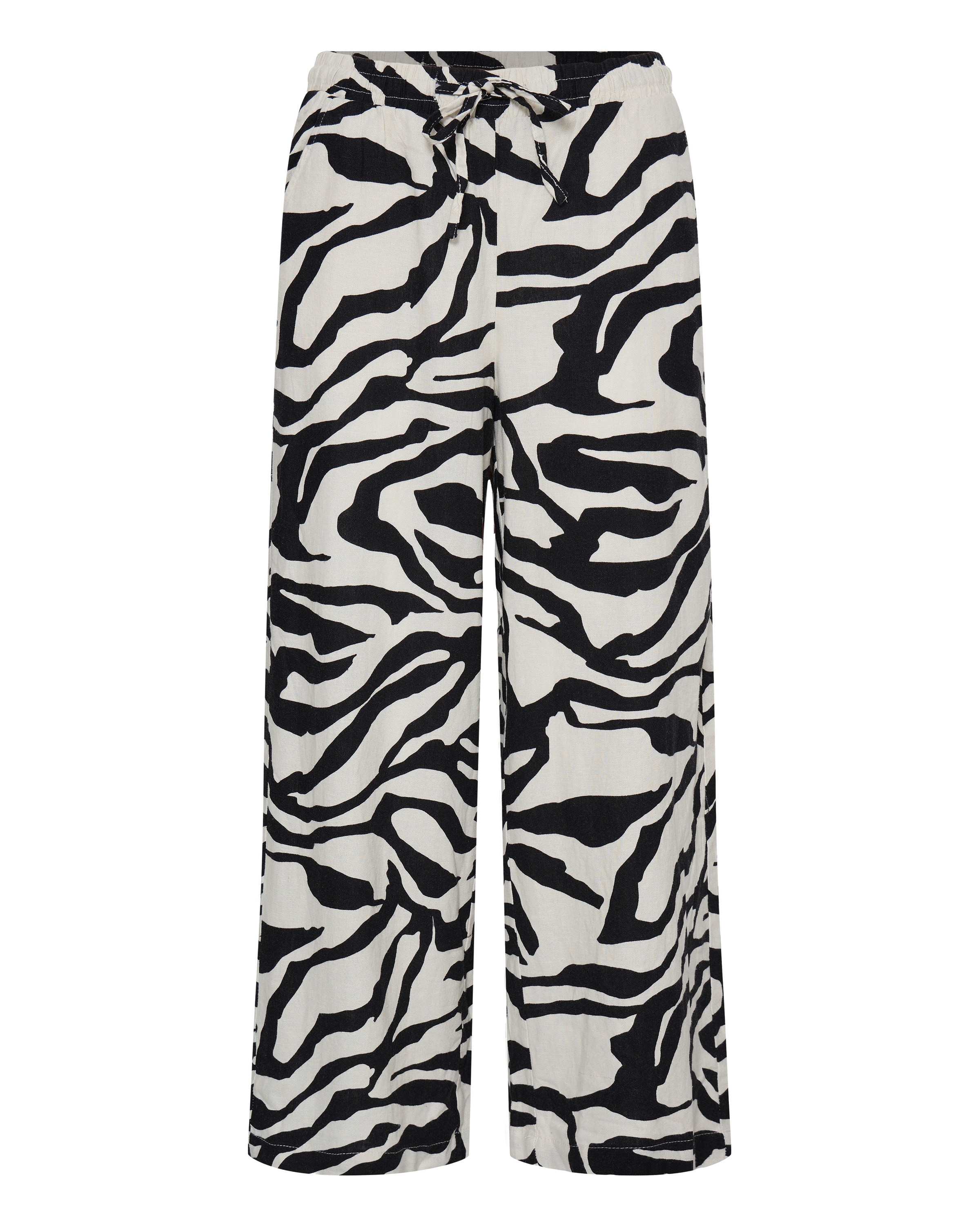 ICHI Trousers 'LINNO' in Beige: front