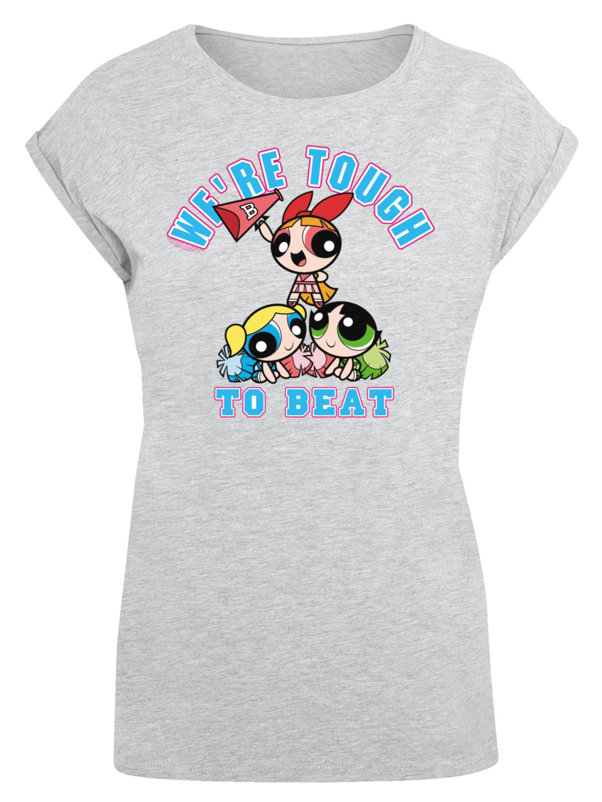 T-shirt 'Powerpuff Girls Tough To Beat' F4NT4STIC en gris : devant
