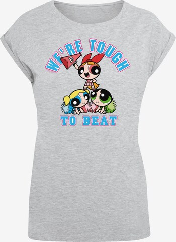 F4NT4STIC T-Shirt 'Powerpuff Girls Tough To Beat' in Grau: predná strana