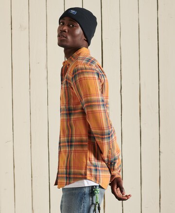 Superdry Regular Fit Hemd 'Heritage' in Orange