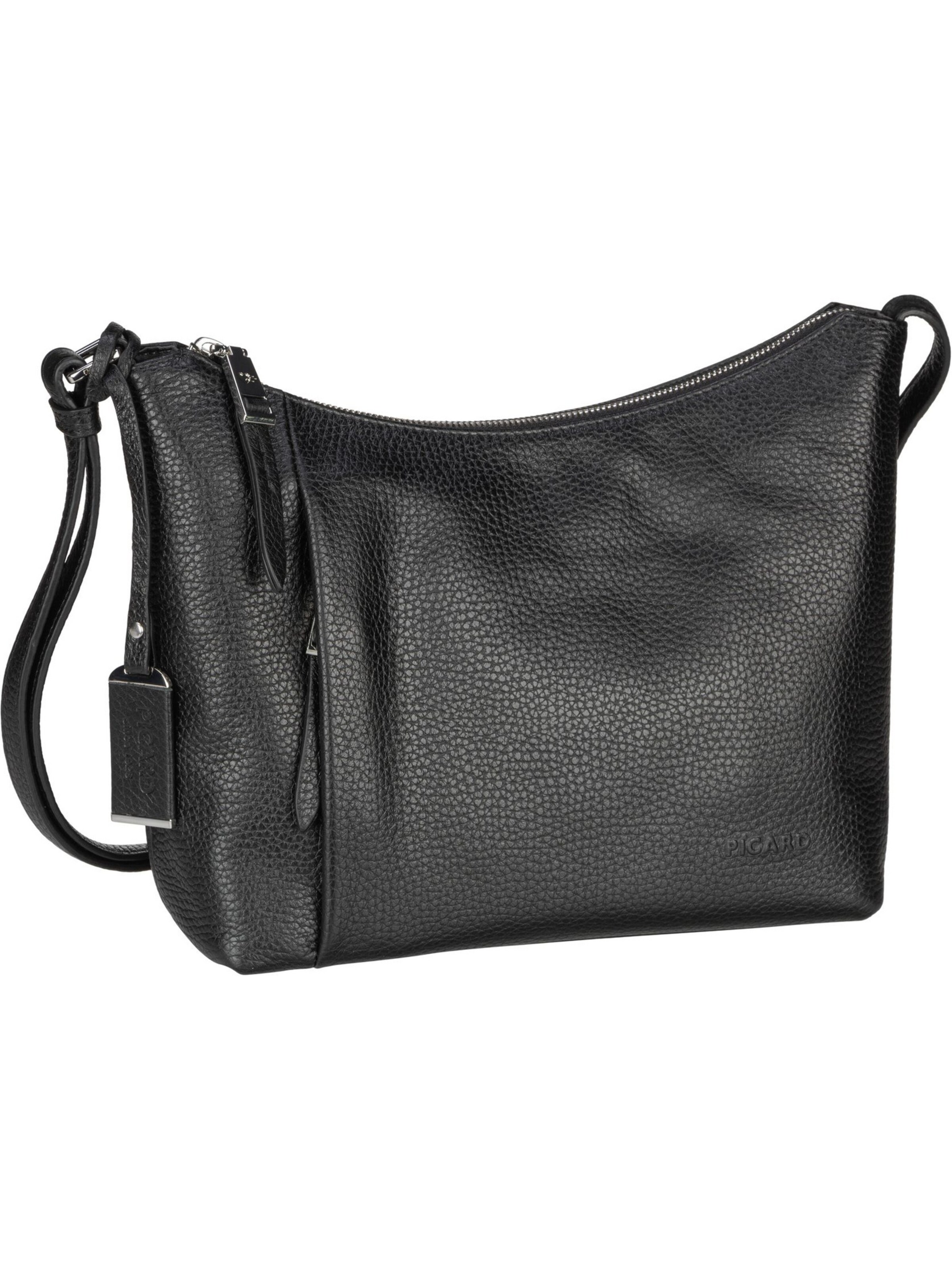 Picard Schoudertas 'Pure' in Zwart: voorkant
