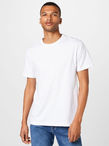 T-Shirt TOM TAILOR en blanc : devant