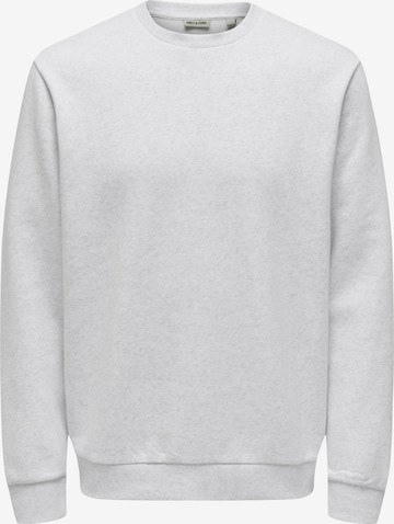 Only & Sons Sweatshirt 'ONSCERES' in Grey: front