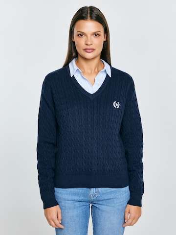BIG STAR Sweater 'Nisa' in Blue: front