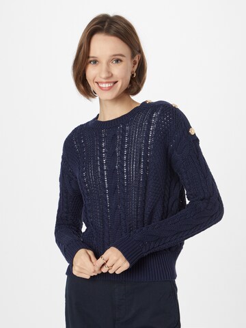 Pull-over 'YENFLED' Lauren Ralph Lauren en bleu : devant