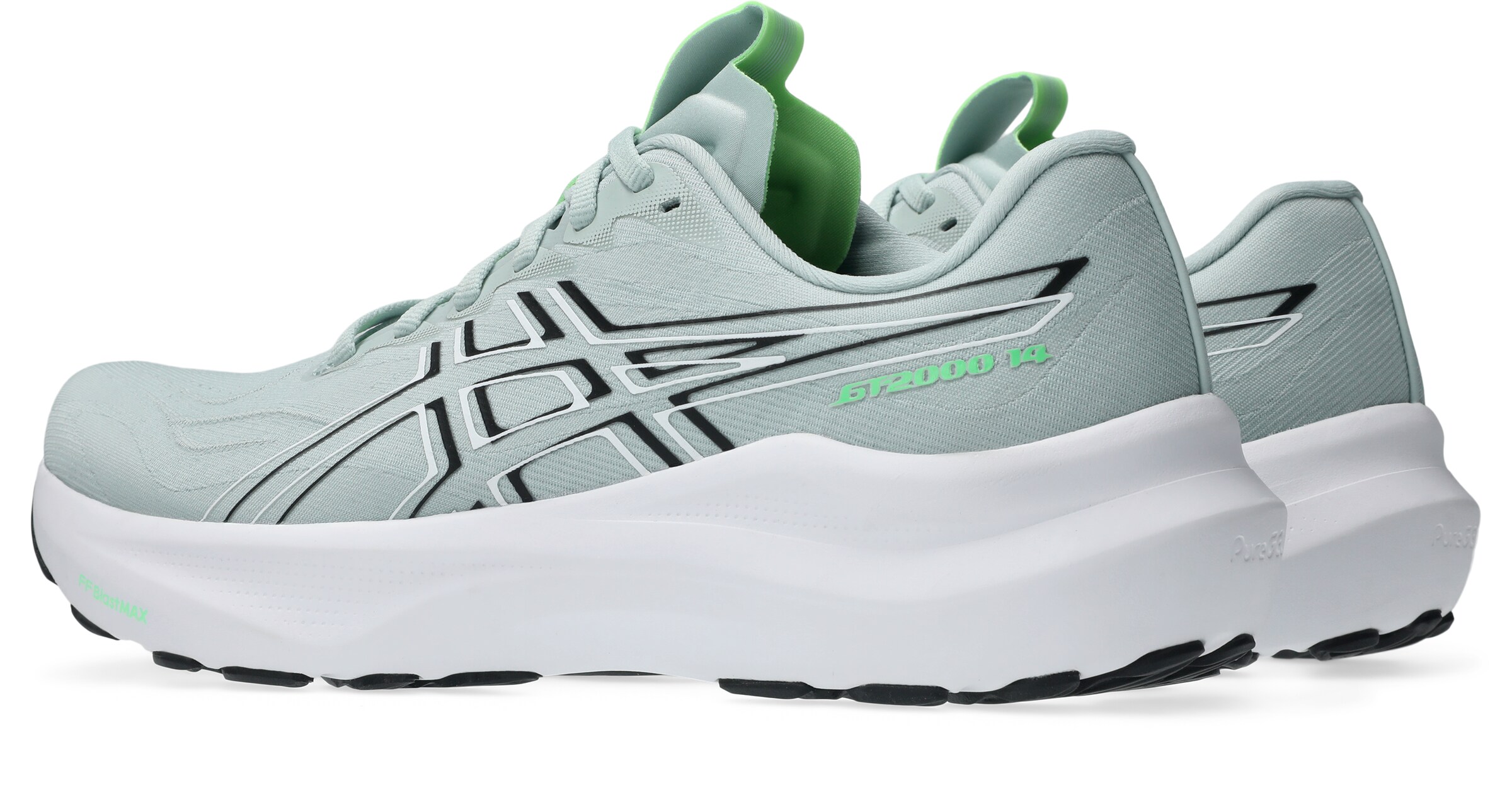 žalia ASICS Bėgimo batai 'GT-2000 14'