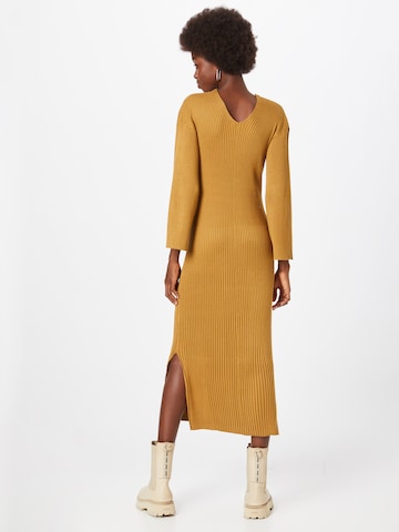 Lindex Knitted dress 'Sienna' in Yellow