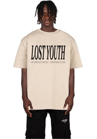 bēšs Lost Youth T-Krekls 'LY'