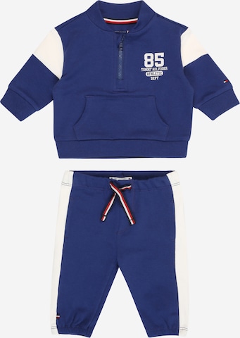 TOMMY HILFIGER Sweat suit in Blue: front