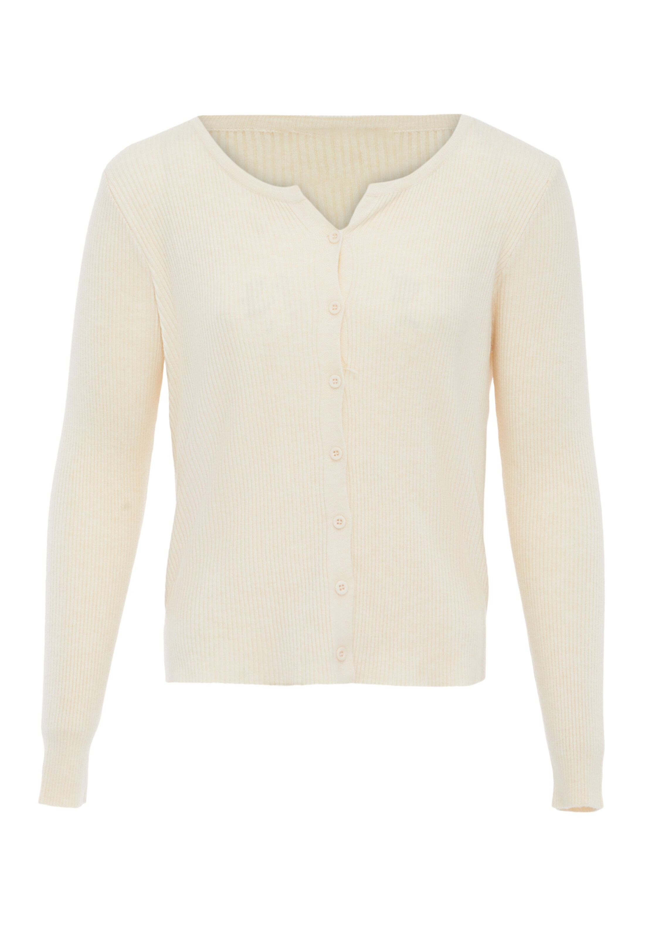 aleva Kardigan w kolorze beżowy: przód