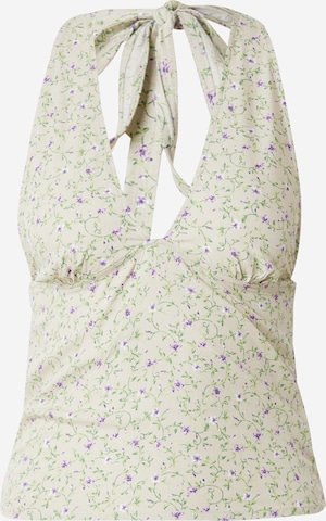 žalia Motel Palaidinė be rankovių 'Nandu': priekis