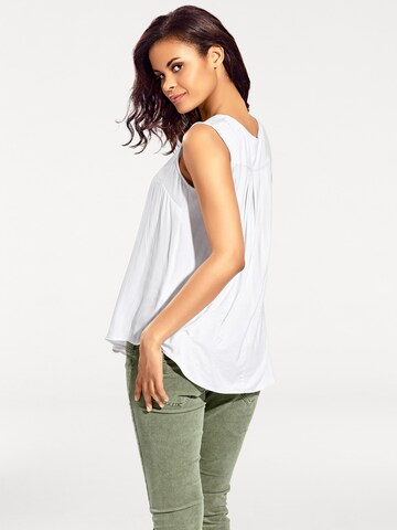 heine Bluse in Weiß