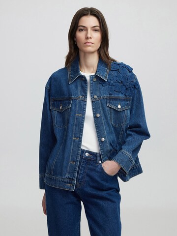 Ipekyol Tussenjas in Blauw: voorkant
