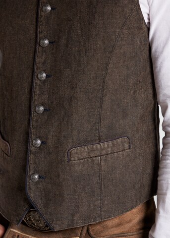 SPIETH & WENSKY Traditional Vest 'Pinto' in Brown