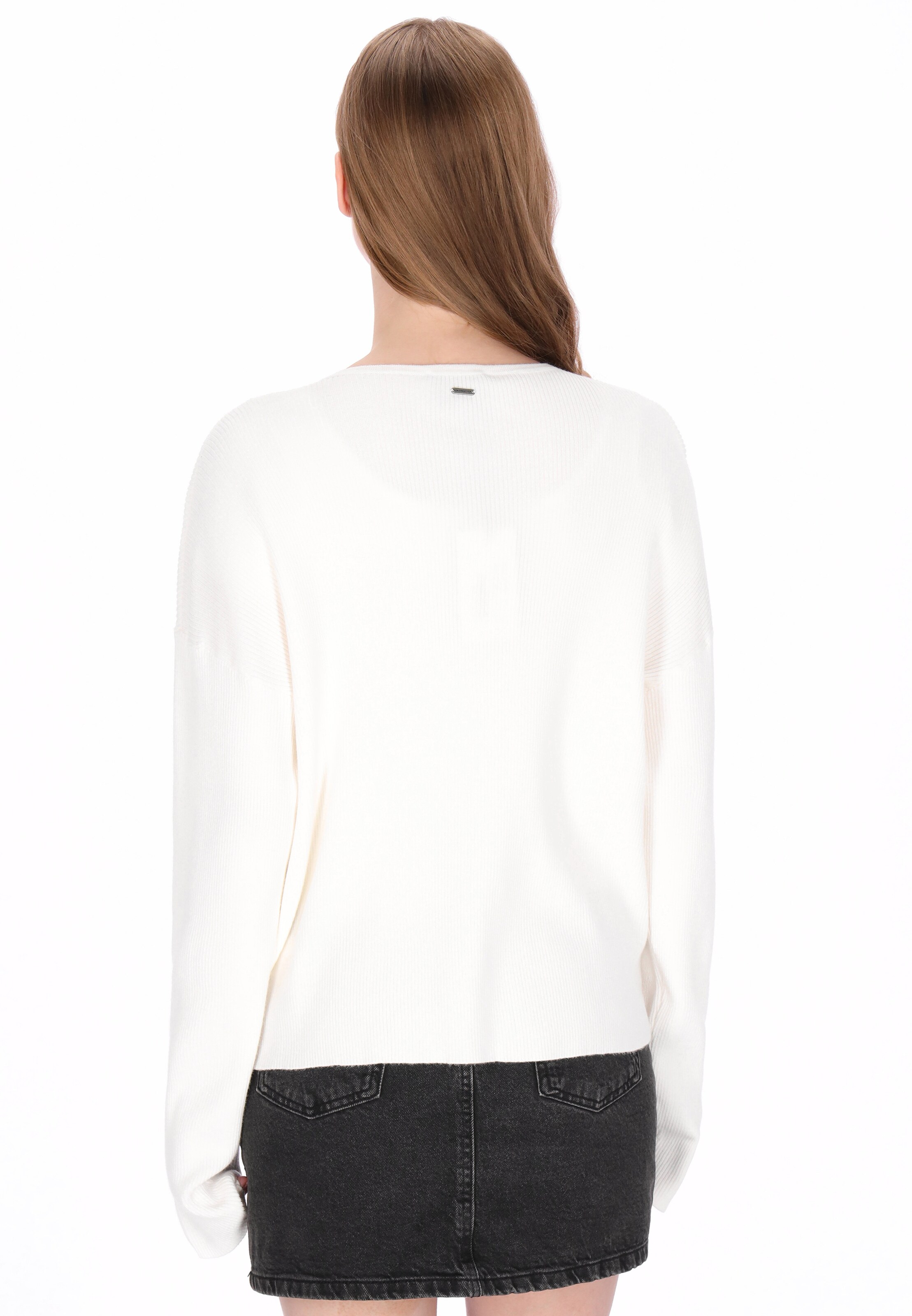 DreiMaster Vintage - Cárdigan en blanco