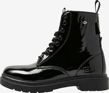 BRITISH KNIGHTS Schnürstiefelette 'Blake' in Schwarz: Vorderseite