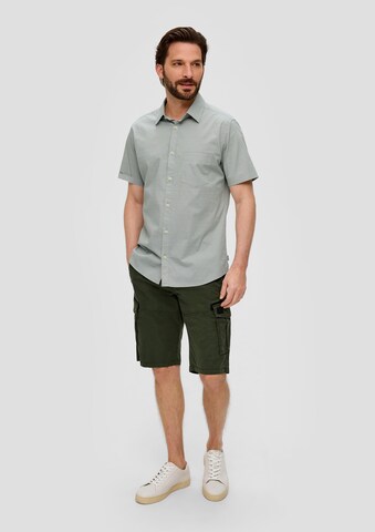 s.Oliver Regular fit Button Up Shirt in Green