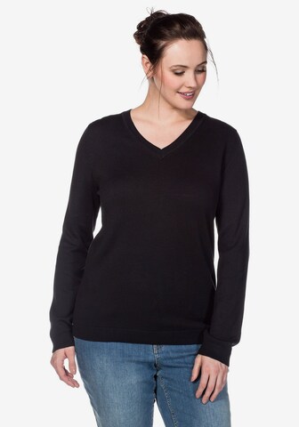 SHEEGO - Jersey en negro: frente