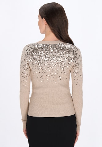 Pull-over usha BLACK LABEL en beige