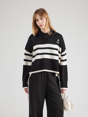 PATRIZIA PEPE - Jersey en negro: frente