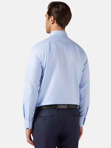 Boggi Milano Regular Fit Hemd in Blau