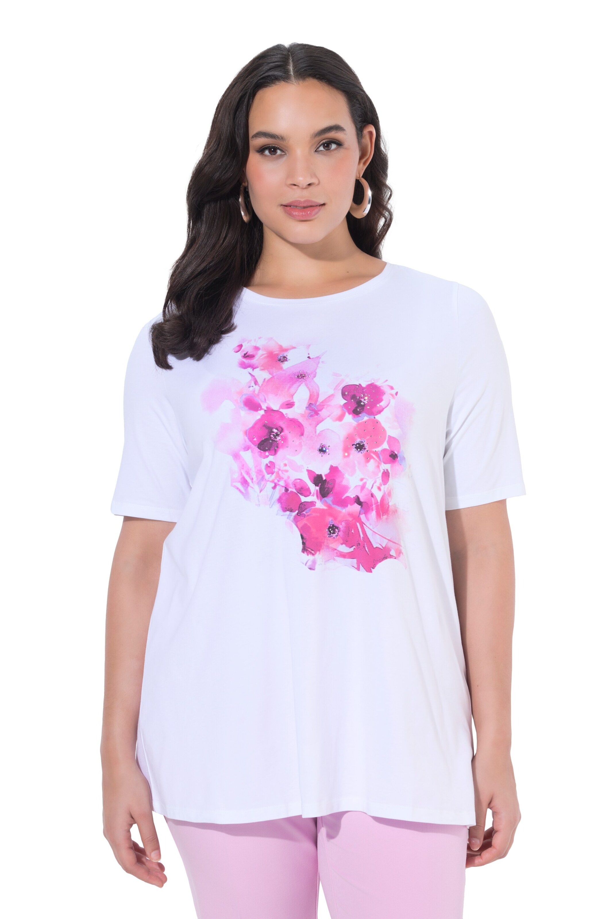 Ulla Popken Shirt in Weiß: Vorderseite