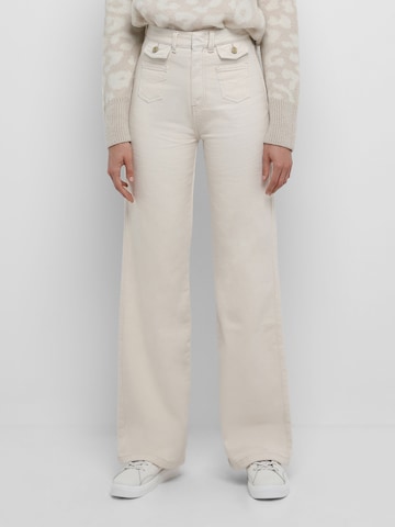 Scalpers Панталон в бяло: отпред