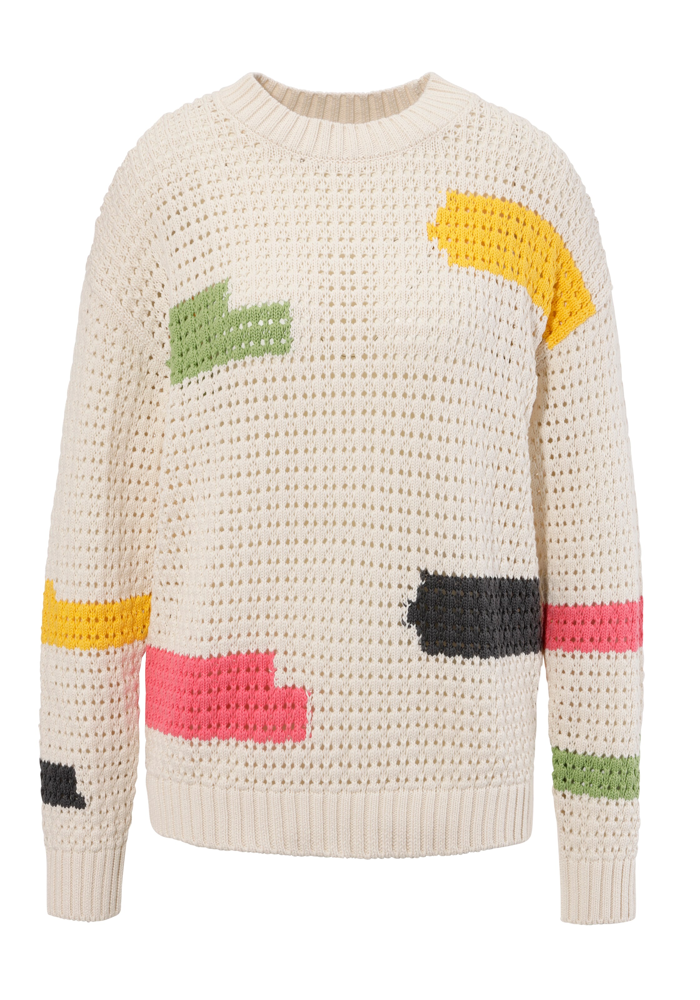 Aniston CASUAL Pullover in Weiß: Vorderseite