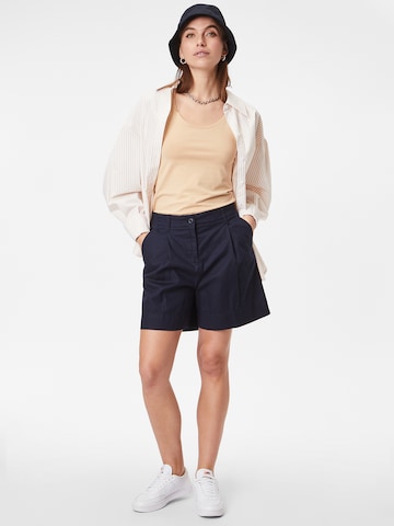 UNITED COLORS OF BENETTON Wide Leg Shorts in Blau