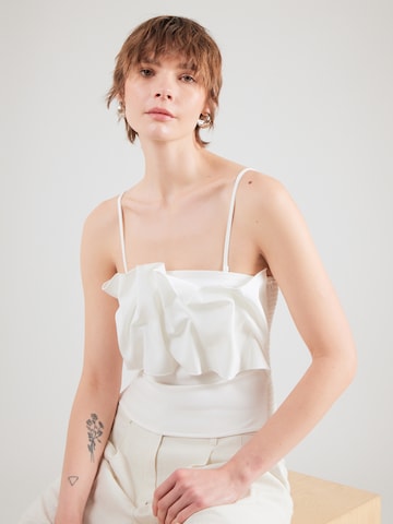 SELECTED Top 'SLFVINELLE' in Weiß: Vorderseite
