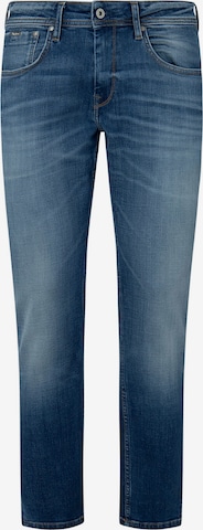 Jean 'Cash' Pepe Jeans en bleu : devant