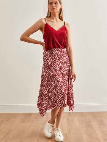 Gonna di olalook in rosso