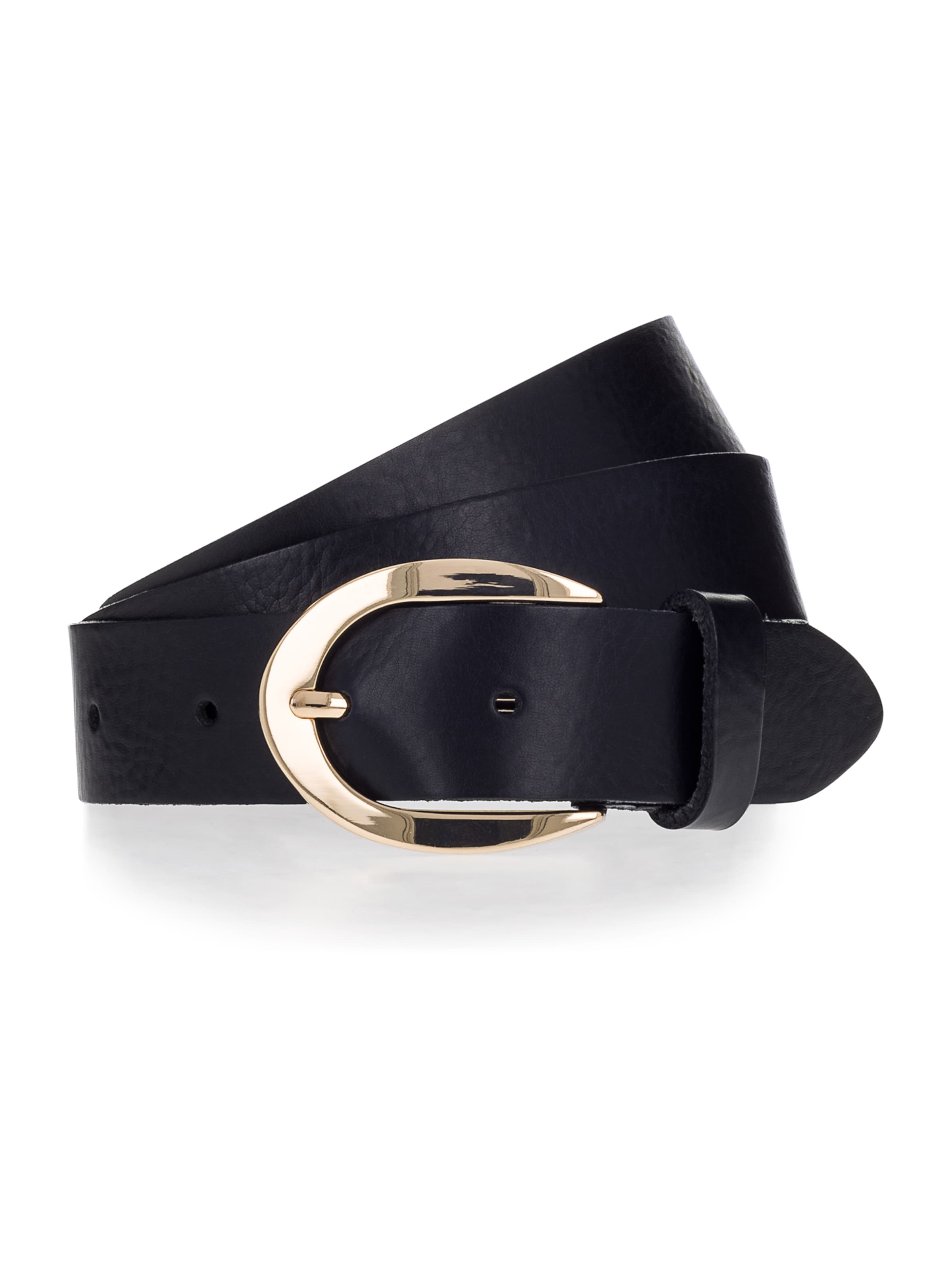 Ceinture VANZETTI en noir : devant