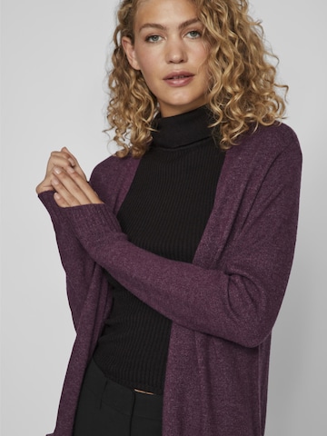 VILA Gebreid vest in Lila