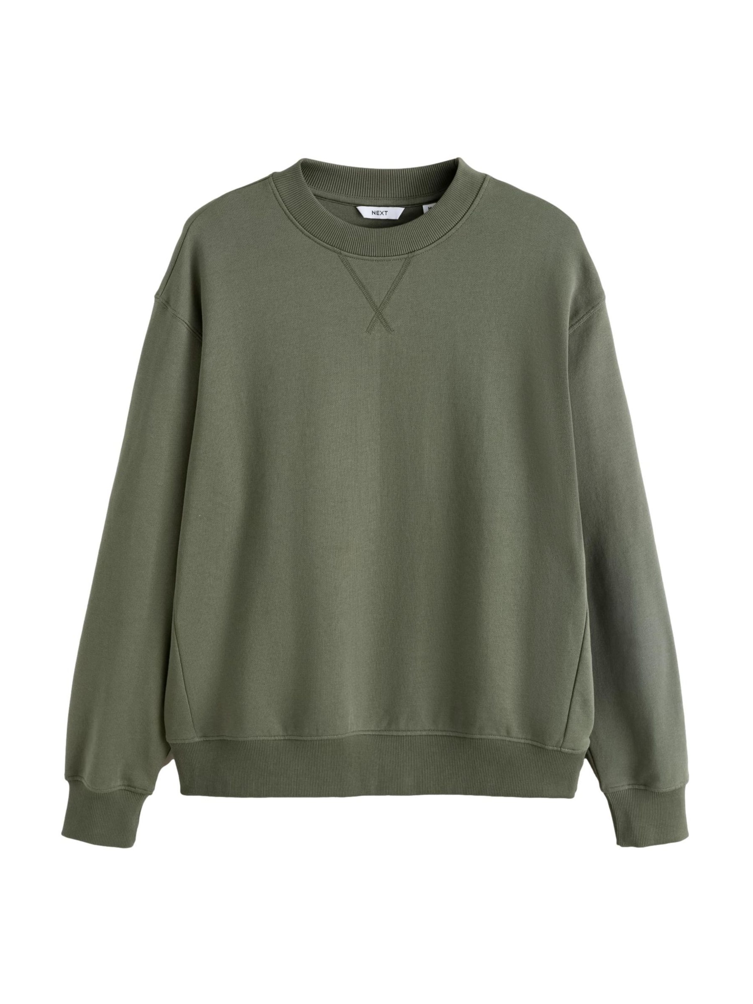 Next Sweatshirt in Groen: voorkant
