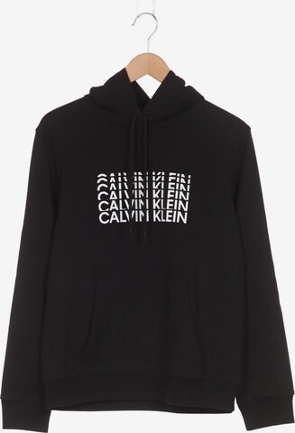 Calvin Klein Sweatshirt & Zip-Up Hoodie in L in Black: front