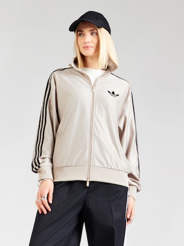 ADIDAS ORIGINALS - Sudadera con cremallera 'FB' en verde: frente